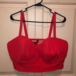 Coral Pink bikini top Torrid